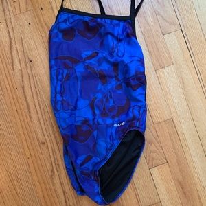 Sporti Abstract Blue Swimsuit